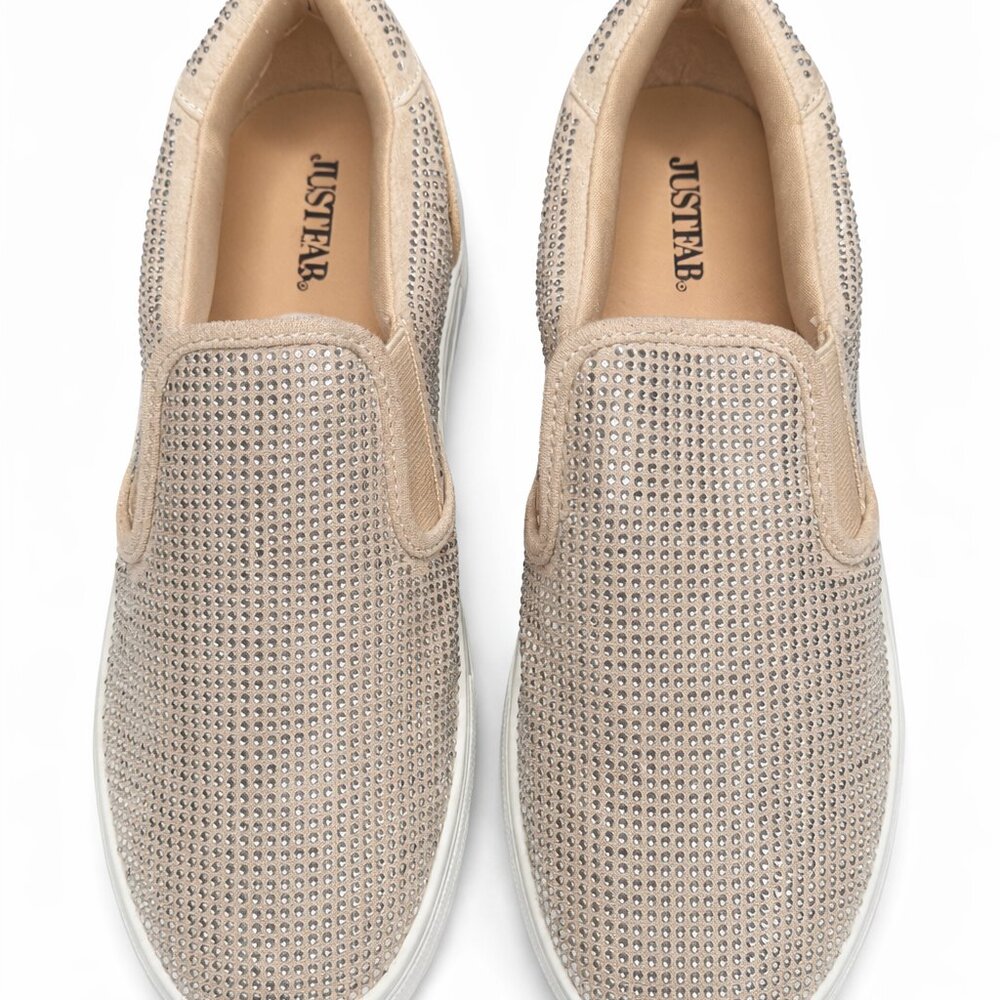 JustFab Sparkle Slip On Sneaker